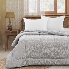 Quilt Embossed Flannel 160X220 830 Light Grey
