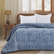 Κουβερτοπάπλωμα Ανάγλυφο Flannel 220X240 836 Denim