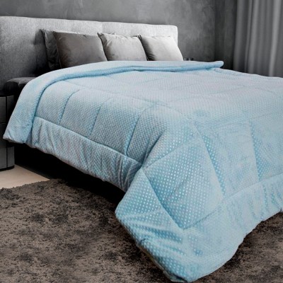 Κουβερτοπάπλωμα Ανάγλυφο Flannel 220X240 839 Light Blue