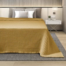 Κουβέρτα Πικέ 220X240 Waffle Yellow