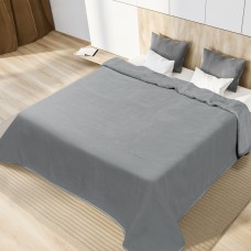 Κουβέρτα Βελουτέ 240X260 Nancy 545 Grey 51