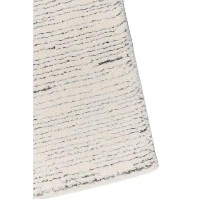 Χαλί Deluxe 688/696 Λευκό Ανάγλυφο με Ρίγες Χαλί Deluxe 688/696 Λευκό Ανάγλυφο με Ρίγες