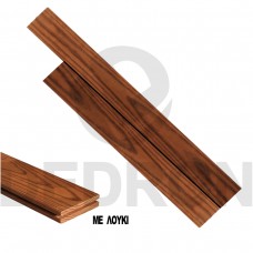 DECK Ξύλινο Δαπέδου Thermopine Finsa 26x100mm Λείο με Λούκι