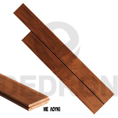 DECK Ξύλινο Δαπέδου Thermopine Finsa 26x100mm Χτένι με Λούκι