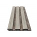 PS Panel με 3D Πηχάκια 02 Piano 12/122/2900mm Grey Oak/Black Steel