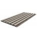 PS Panel με 3D Πηχάκια 02 Piano 12/122/2900mm Grey Oak/Black Steel