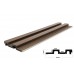 PS Panel με 3D Πηχάκια 08 Residence 21/122 mm Dark Brown Oak