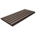 WPC Panel Με 3D Πηχάκια 25/176.5mm Dark Brown 8530