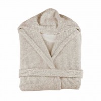 Μπουρνούζι Linen Waffle Natural