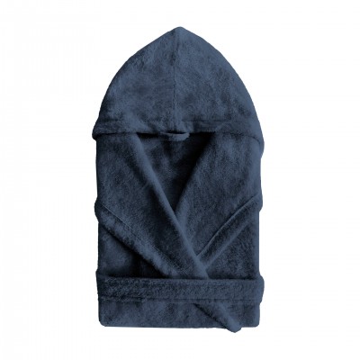 Μπουρνούζι New Plus Hooded Dark Denim 21223