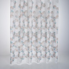Shower Curtains Hexagonal Multi 180X200
