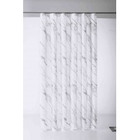 Κουρτίνα Μπάνιου Marble Silver 180X200  