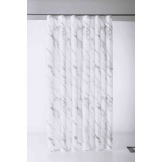 Shower Curtains Marble Silver 180X200