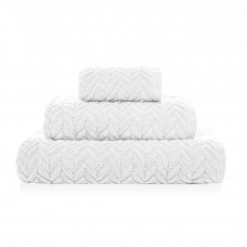 Set of Towels Chevron White 20003 3pcs