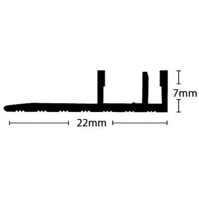 Προφίλ Laminate Βάση 22X7X2750mm