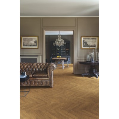 Laminate Quick-Step Impressive Patterns IPA4162 Chevron oak brown