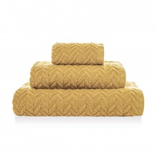Set of Towels Chevron Curry 24318 3pcs