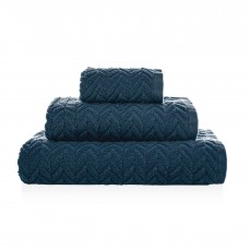 Set of Towels Chevron Dark Denim 21223 3pcs
