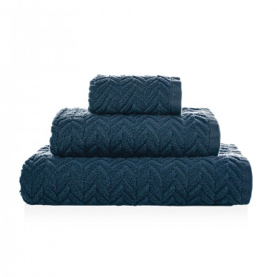 Σετ Πετσέτες Chevron Dark Denim 21223 3τμχ