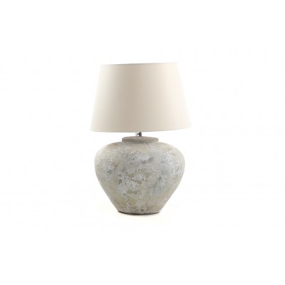 Zimp Table Lamp (35x35x30) White Clay-Tera 0630004