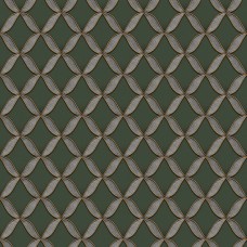 Ταπετσαρία τοίχου Fabric Touch Geometric Dark Green FT221228