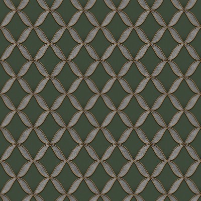 Ταπετσαρία τοίχου Fabric Touch Geometric Dark Green FT221228