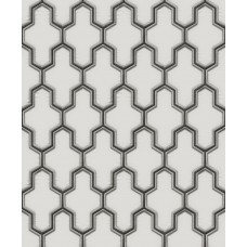 Ταπετσαρία τοίχου Wall Fabric Geometric Black-White WF121024 53Χ1005