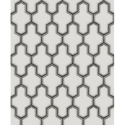 Ταπετσαρία τοίχου Wall Fabric Geometric Black-White WF121024 53Χ1005