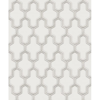 Ταπετσαρία τοίχου Wall Fabric Geometric White WF121021 53Χ1005