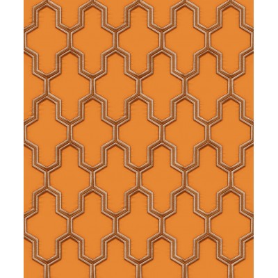 Ταπετσαρία τοίχου Wall Fabric Geometric Orange-Gold WF121026 53Χ1005