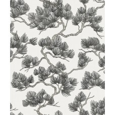Ταπετσαρία τοίχου Wall Fabric Pine Tree Black-White WF121014 53Χ1005