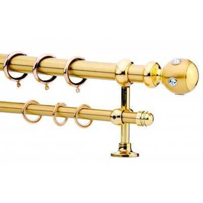 Curtain Rod Gold Mat F25 560