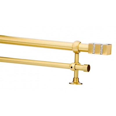 Curtain Rod Gold Mat F25 605strass