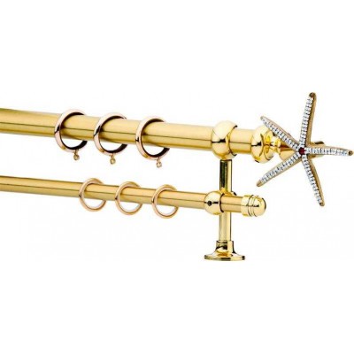 Curtain Rod Gold Mat F25 610