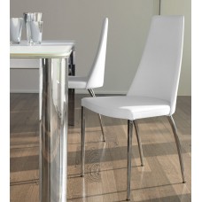 Καρέκλα Dalila chromed legs 47x52x100