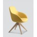 Chair Simona 60x60x84 with Wooden fixed base