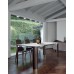 Τραπέζι Arthur Mat satined painted glass top and extensions 163-213-263x101x77