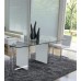 Τραπέζι varnished Free Matt satined painted extralight glass 200x100x76 