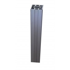 Anodized Aluminum Column Reinforced with Bars 40X40 3M