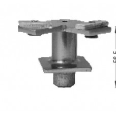 Fixed Spacer Corner Handrail 25X60