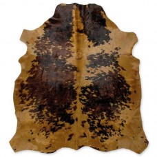 Cow Skin Dyed Brown spots