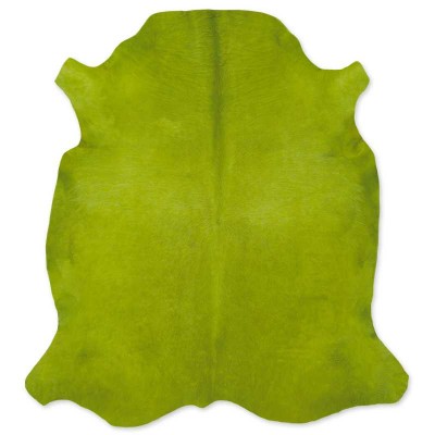 Cow Skin Dyed Green