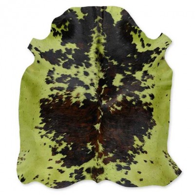 Cow Skin Dyed Green-Brown