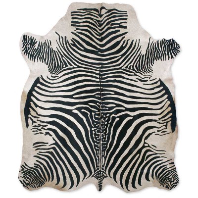Cow Skin (printed) Zebra White-Black