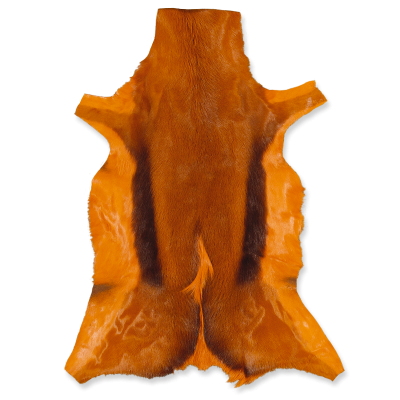 Δέρμα Γαζέλας Dyed Orange