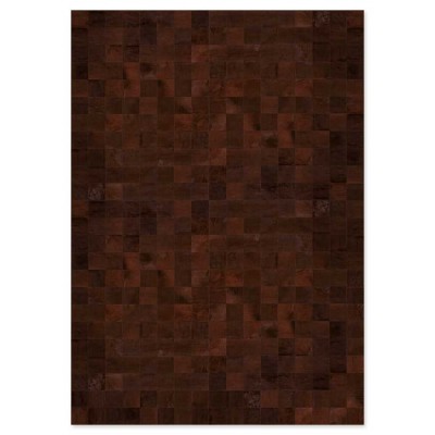 Skin 10 Brown Handmade Leather Carpet