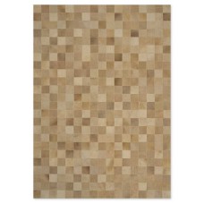 Δερμάτινο Χειροποίητο Χαλί Skin 10 Beige