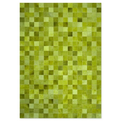 Skin 10 Green Handmade Leather Carpet