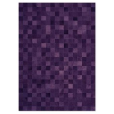 Skin 10 Violet Handmade Leather Carpet