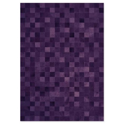 Δερμάτινο Χειροποίητο Χαλί Skin 10 Violet